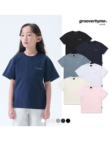 [보리보리] 유니 C/P 분또 심플로고 그래픽 반팔티 세미오버핏6COLOR LIAMCTR707P