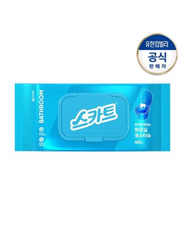 [보리보리]  변기에 버리는 화장실 청소티슈40매