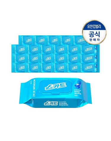 [보리보리]  변기에 버리는 화장실 청소티슈40매x24개