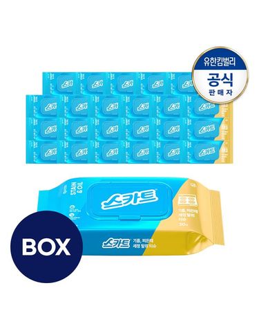 [보리보리]  기름 찌든때 세정티슈30매X24팩/720매