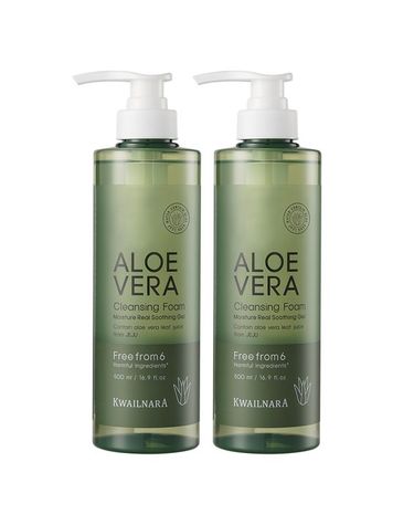 [보리보리]  알로에 대용량 폼클렌징 500ml 2개 알로에베라 클렌징폼