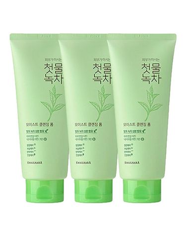 [보리보리]  첫물녹차 모이스트 클렌징폼 180ml 3개