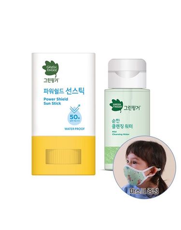베니앙 [보리보리]  물놀이 워터프루프 선스틱18g+클렌징 워터.티슈 택1