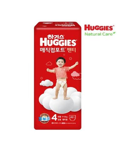 [보리보리] 하기스 매직컴포트 4단계 팬티형 대형 공용 42매