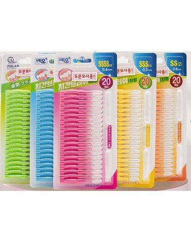 [보리보리] 에버덴 치간칫솔 I자형 20pcs x3개