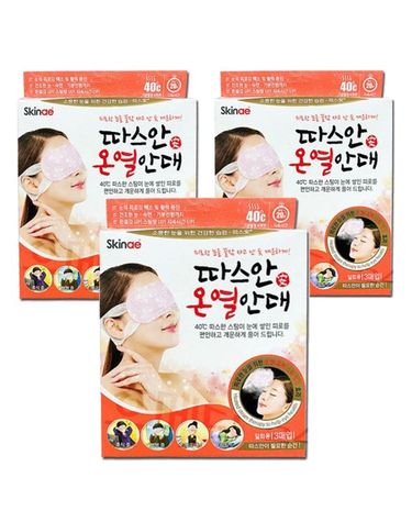 [보리보리] 마나술 따스안 온열안대 스팀 찜질효과 3매 x3개