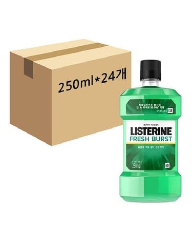 [보리보리] 리스테린 내츄럴 후레쉬 버스트 구강가글 250ml x24개