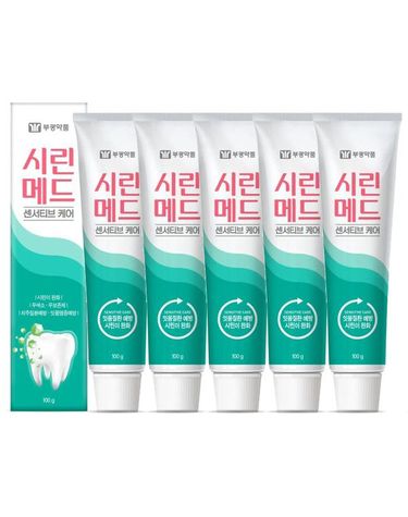[보리보리] 부광 시린메드 센서티브 케어 치약 100g x5개 시린이
