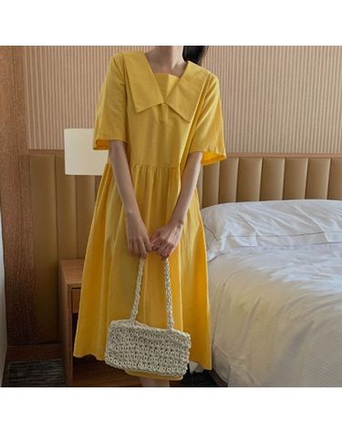 [보리보리] 썸 세라 여름 린넨 원피스 루즈핏 임부복 여름 TA509