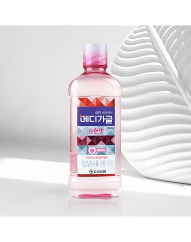 [보리보리] 유한덴탈 메디가글 750ml 순한맛 복숭아향 입냄새제거 구강케어