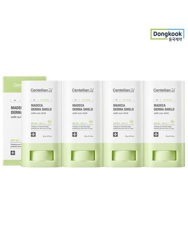 [보리보리] 센텔리안24 마데카 더마쉴드 세이프 선스틱 18g 4개SPF50+ PA++++