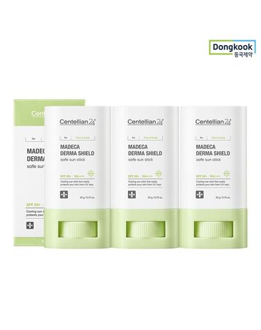 [보리보리] 센텔리안24 마데카 더마쉴드 세이프 선스틱 18g 3개SPF50+ PA++++