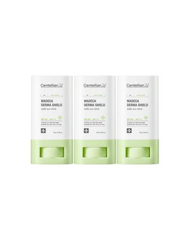 [보리보리] 센텔리안24 마데카 더마쉴드 세이프 선스틱 18g 3개SPF50+ PA++++