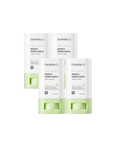 [보리보리] 센텔리안24 마데카 더마쉴드 세이프 선스틱 18g 4개SPF50+ PA++++