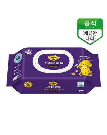 깨끗한나라 [보리보리] 포포몽 산책 후엔 발티슈 80매