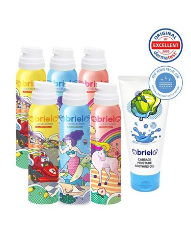 [보리보리] NEW 버블클렌저 200ml 6종+양배추 모이스처 수딩젤 160ml