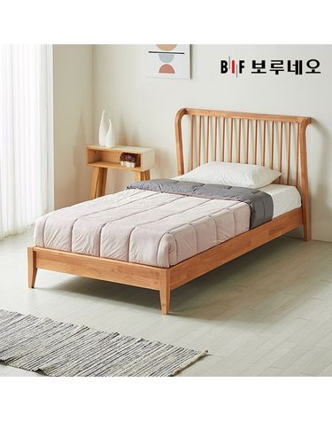[보리보리] 앳홈 피앙세 원목 침대 프레임 SS슈퍼싱글