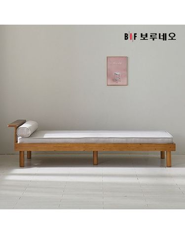 [보리보리] 앳홈 젠느 원목 데이베드 소파베드 프레임+매트+원형쿠션