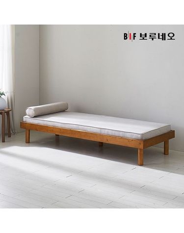 [보리보리] 앳홈 솔라 원목 데이베드 소파베드 프레임+매트+원형쿠션