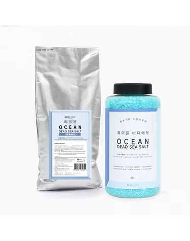 [보리보리]  이스라엘 사해소금1KG 오션 입욕제 리필형 반신욕 족욕