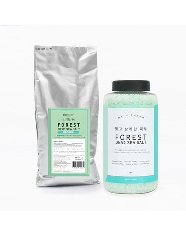 [보리보리]  이스라엘 사해소금1KG 포레스트입욕제 리필형 반신욕 족욕
