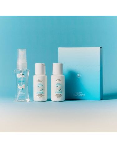 [보리보리]  화이트머스크 바디워시 30ml +바디로션 30ml + 바디미스트 29ml