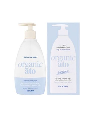 [보리보리]  유기농 아기 탑투토 워시 400ml , 바디워시 샴푸 올인원