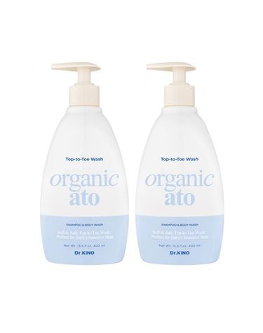 [보리보리]  유기농 아기 탑투토 워시 400ml , 바디워시 샴푸 올인원