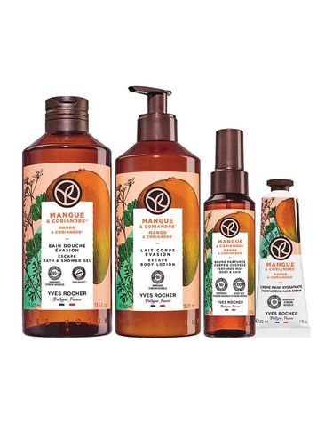 [보리보리]  망고 코리안더 바디로션390ml+바디워시400ml+미스트100ml+핸드크림30ml