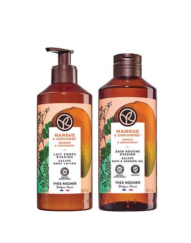 [보리보리]  망고 코리안더 바디로션 390ml + 바디워시 400ml