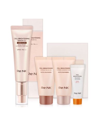 [보리보리]  셀 브라이트닝 세럼 CC씨씨 35ml+클렌징+선 3종