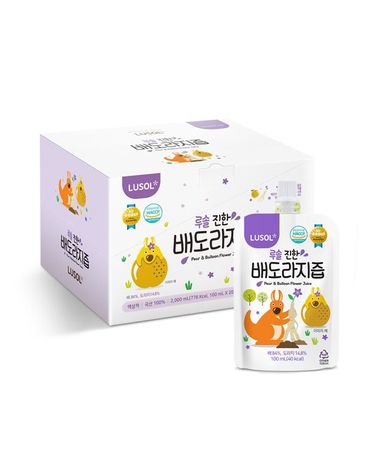 [보리보리] 진한 배도라지즙 선물박스 50팩 20+20+10