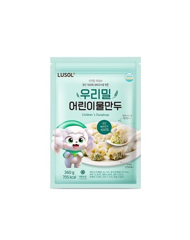 [보리보리] 우리밀 어린이물만두 2봉