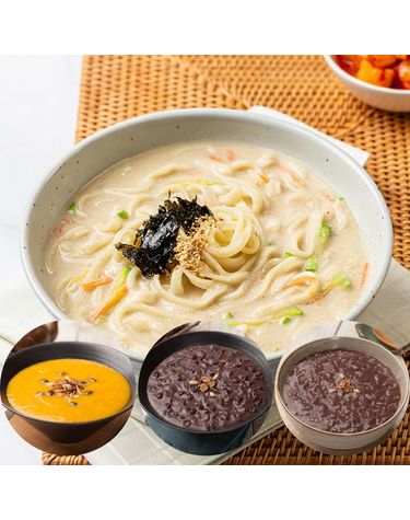 [보리보리] 다림 들깨칼국수 5인분들깨육수5팩+칼국수1kg+2팩선택