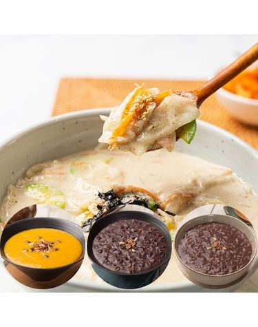 [보리보리] 다림 들깨수제비 5인분들깨육수5팩+수제비1kg+2팩선택