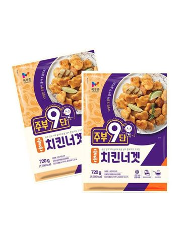 [보리보리] 목우촌 주부9단 골든치킨너겟 720g 2개