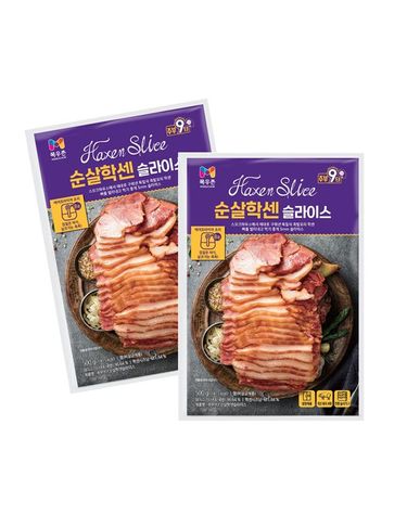 [보리보리] 목우촌 순살 학센 슬라이스 500g 2개