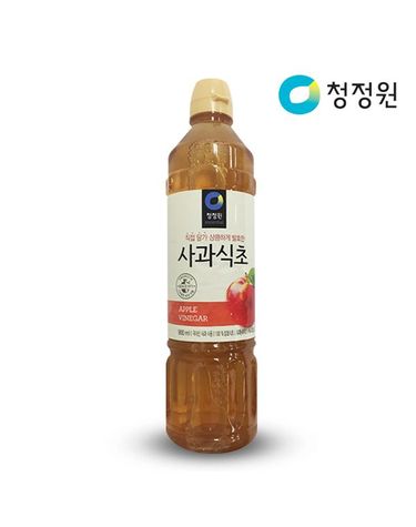 [보리보리] 청정원 사과식초 900ML x6개