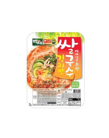 [보리보리] 백제 쌀국수 김치맛 92g 5개