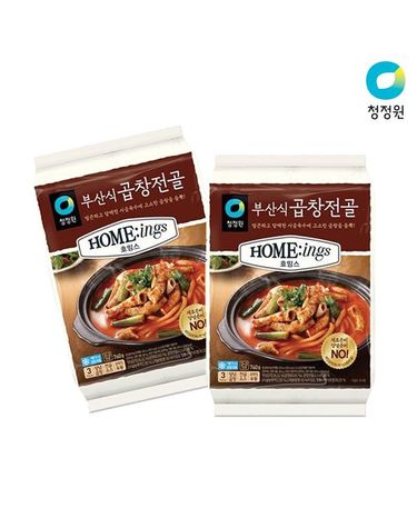 [보리보리] 청정원 호밍스 부산식 곱창전골 760g x3개