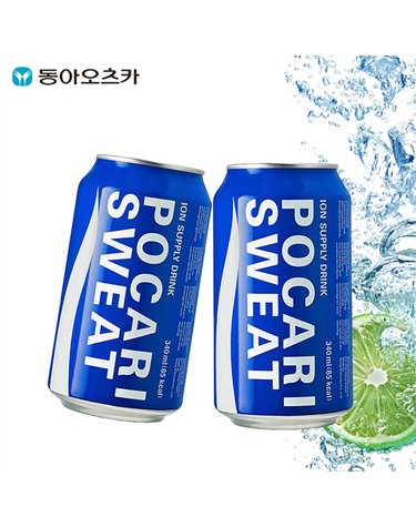 [보리보리] 동아오츠카 포카리스웨트캔 340ml24개