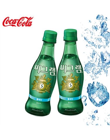[보리보리] 코카 씨그램 플레인 350ml 24개
