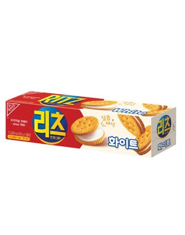 [보리보리] 리츠 샌드위치 크래커 화이트 77g x12개