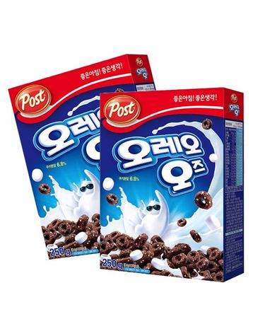 [보리보리] 동서 포스트 오레오 오즈 시리얼 250g x4개