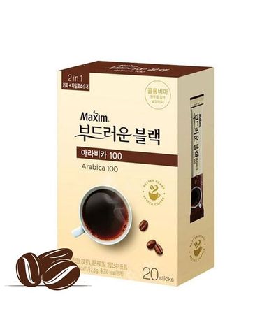 [보리보리] 맥심 아라비카100 부드러운 블랙 2.8g 20T x6개