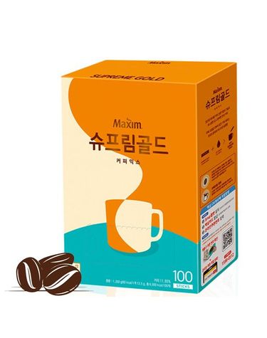 [보리보리] 맥심 슈프림 골드 커피믹스 13.5g 100입 x1개