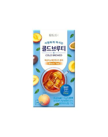 [보리보리] 담터 콜드브루티 복숭아 패션후르츠 홍차 20티백 x3개