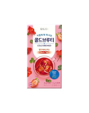 [보리보리] 담터 콜드브루티 딸기 히비스커스 20티백 x3개