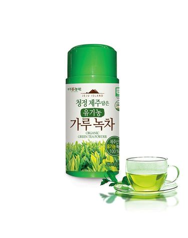 [보리보리] 다농원 제주 유기농 가루녹차 40g x2개