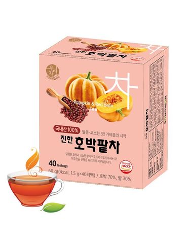 [보리보리] 송원 진한 호박팥차 40T x4개